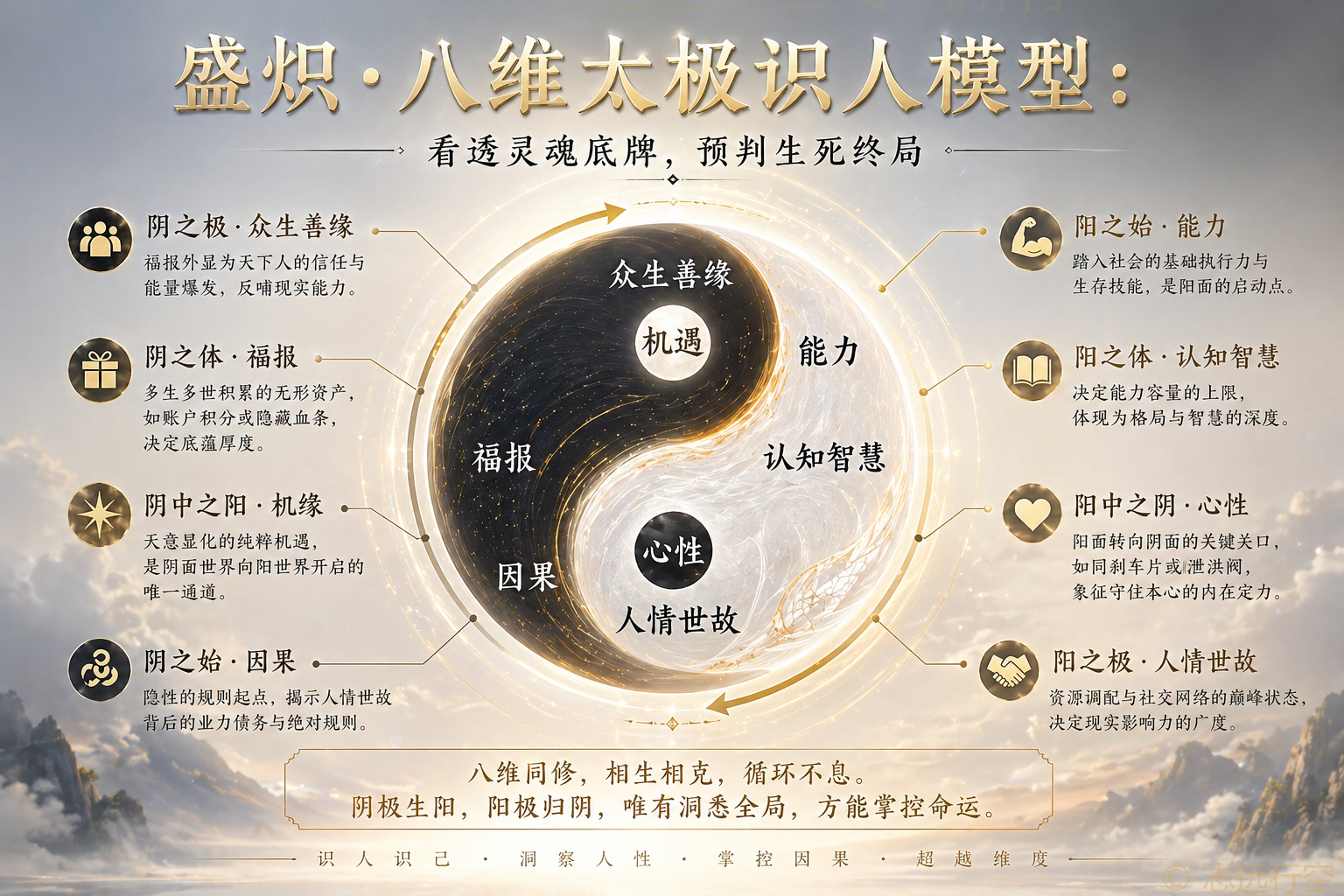 八维太极识人模型